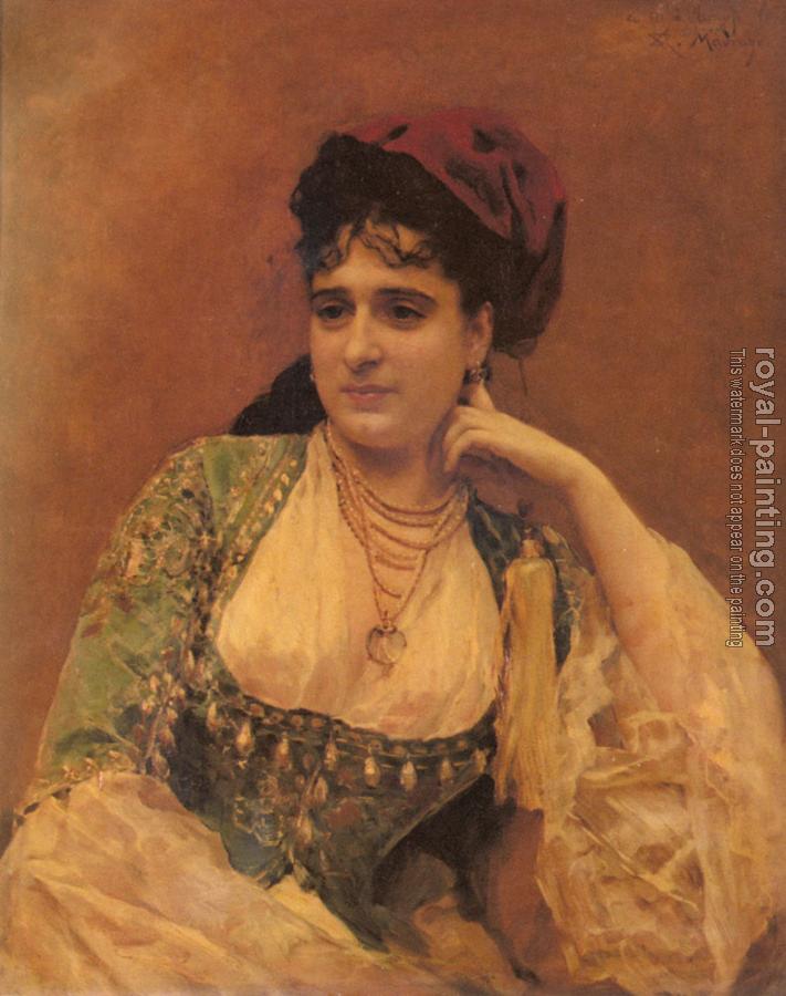 Raimundo De Madrazo Y Garreta : Portrait Of A Lady